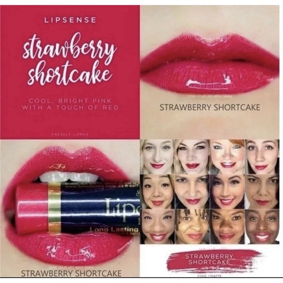 LipSense Strawberry Shortcake Long Lasting Liquid Lip Color .20 SeneGence - New! - Picture 1 of 2